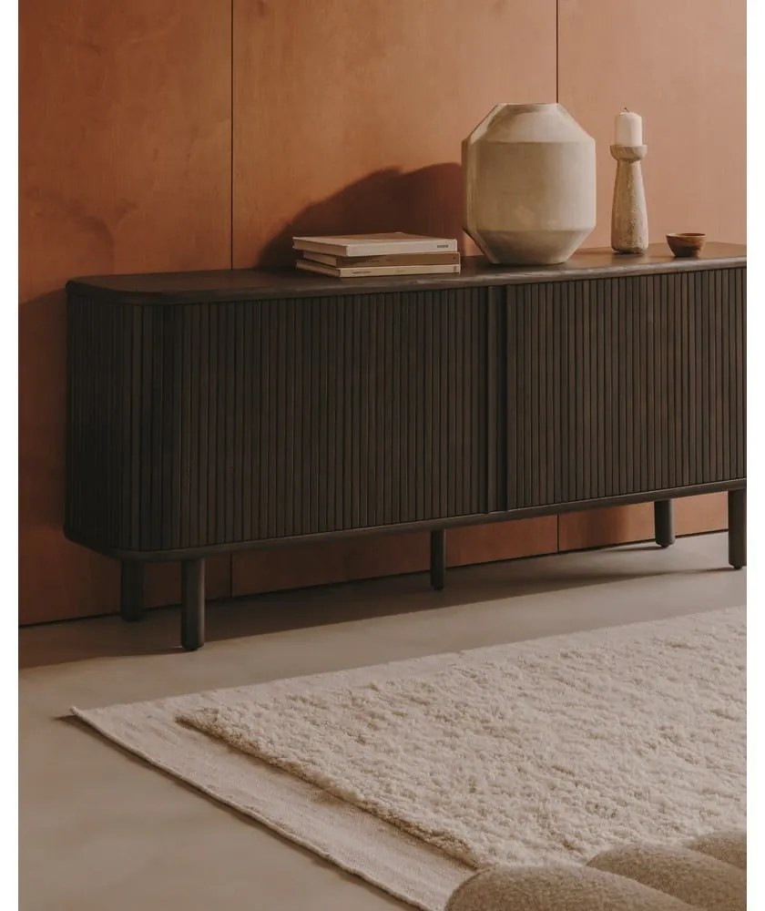 Biely vlnený koberec 160x230 cm Marely – Kave Home