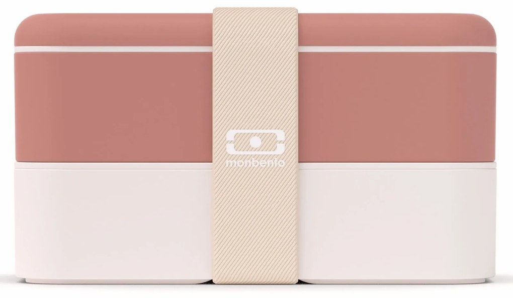 monbento Desiatový box Monbento Original Pink/Moka 1 l