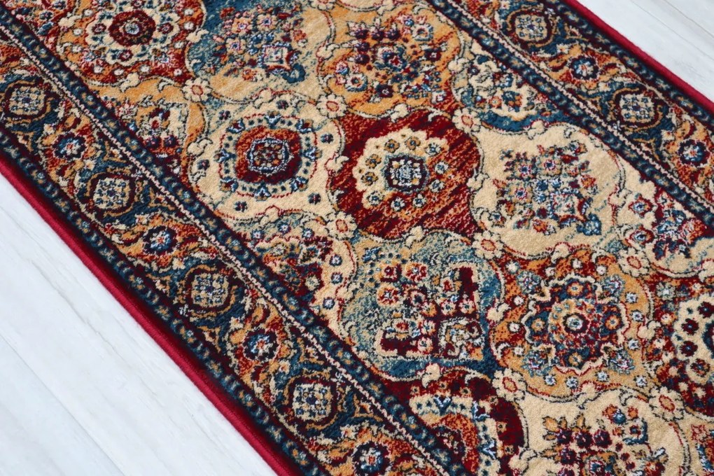 Agnella Orientálny behúň na mieru Isfahan Forenza bordo - šíre 80 cm