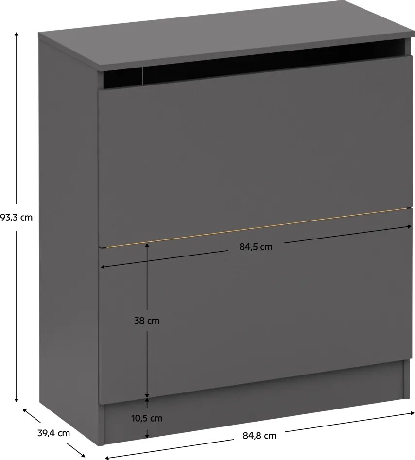 BETTY 2 perinové lôžko, grafitové