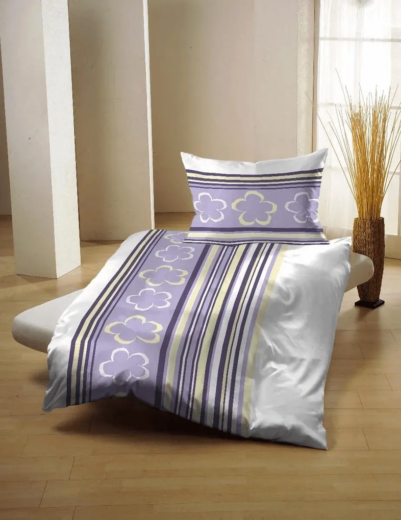 Bavlnené obliečky KELOPA fialové Rozmer obliečky: 70 x 90 cm | 140 x 200 cm