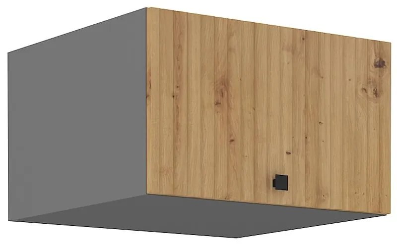 Kuchynská skrinka AVA dub artisan/antracitová 60 nagu-36 1f