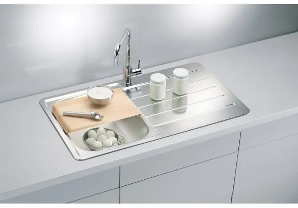 ALVEUS 1065560 - Kuchynský drez LINE 86x50 cm matná oceľ/satén