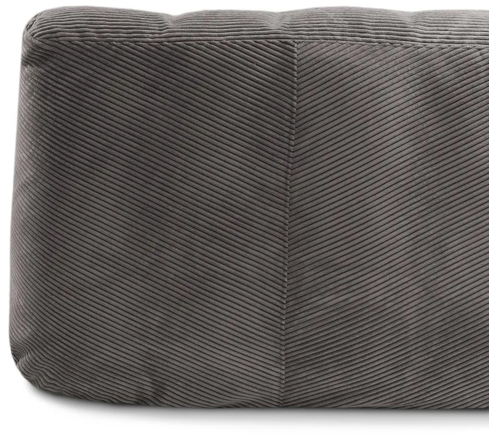 Modrý menčestrový sedací vak Sofa Tube – SLOWDOWN