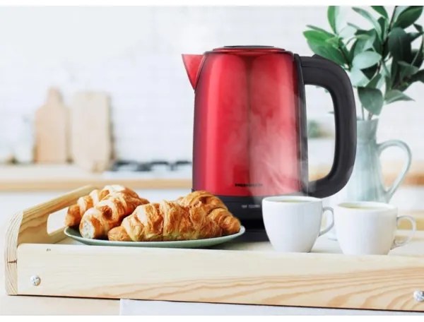 Heinner HEK-2200RDSS - Rýchlovarná kanvica 1,7 l 2200 W/230 V červená/čierna