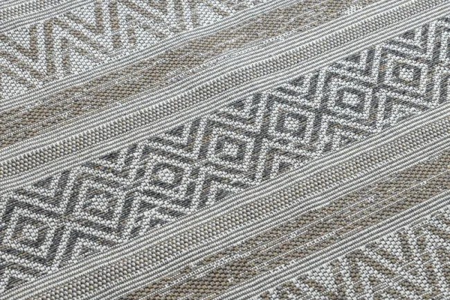 Koberec EKO SIZAL BOHO Casa Zygzak 2806 krém / taupe