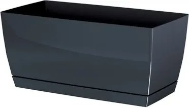 Prosperplast Plastový truhlík Coubi Case s miskou grafitová, 24, 24 cm