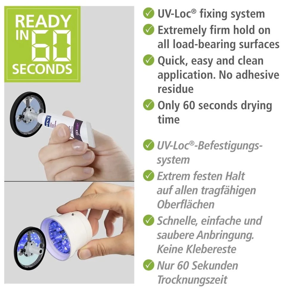 Samodržiaci držiak na uteráky z nehrdzavejúcej ocele v lesklo striebornej farbe Maribor – Wenko