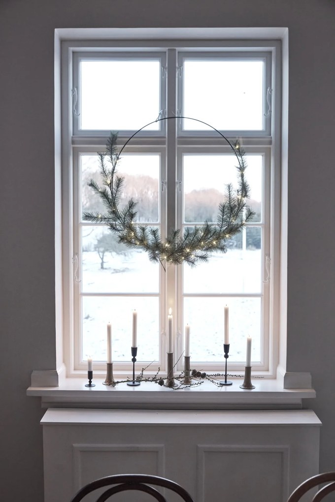 House Doctor Kovový svietnik Trivo Black – small