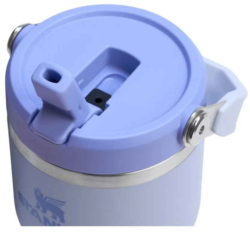 Fialová termoska z nehrdzavejúcej ocele 600 ml IceFlow™ Flip Straw 2.0 Tumbler Dew Drop – Stanley