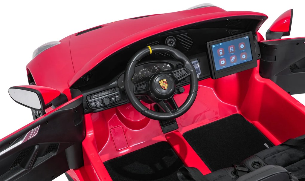 Detské elektrické autíčko Porsche 911 GT3 STRONG MP4 červené