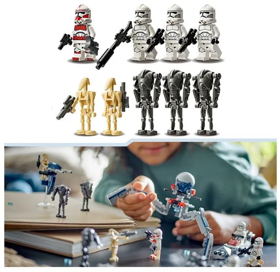 Lego®  Star Wars 75372 Bojový balíček Klonového vojaka a Bojového droida  (100378734)