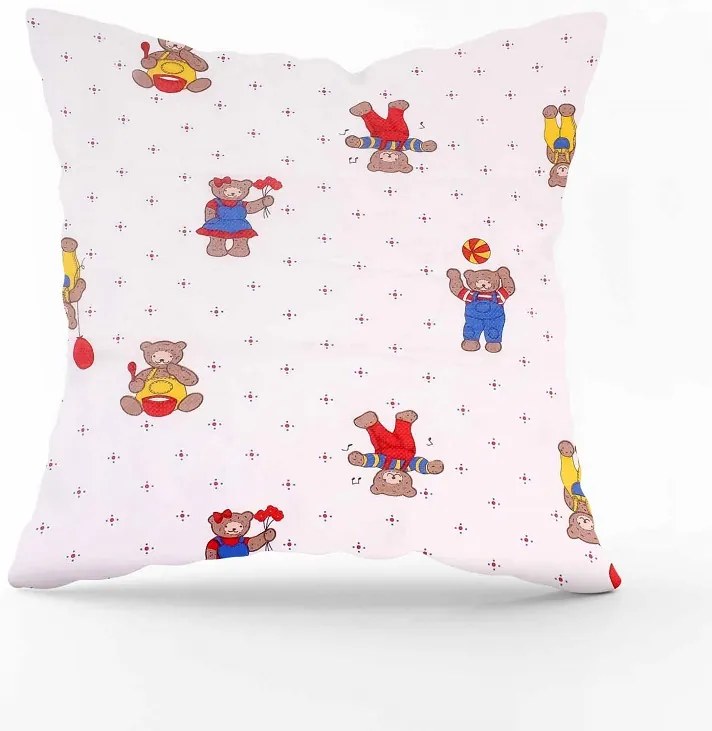 Obliečka na vankúš Macko Veľkost obliečok: 70 x 90 cm, Zapínanie: Gombíky