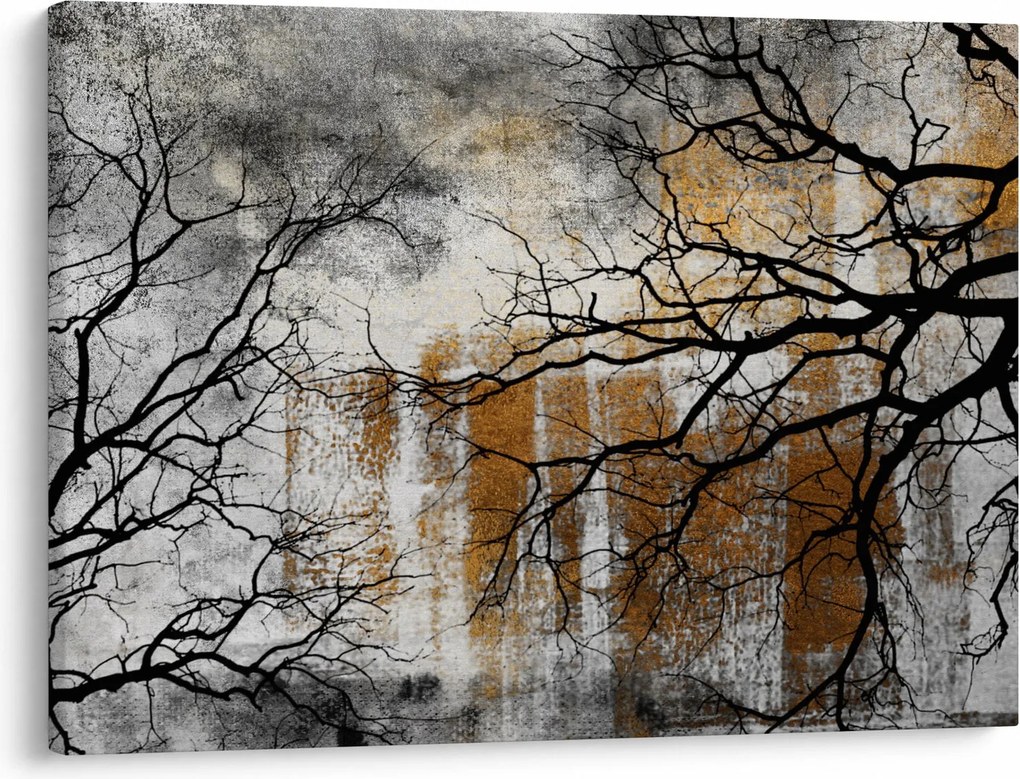 Obraz - Siluety stromov (70x50 cm)