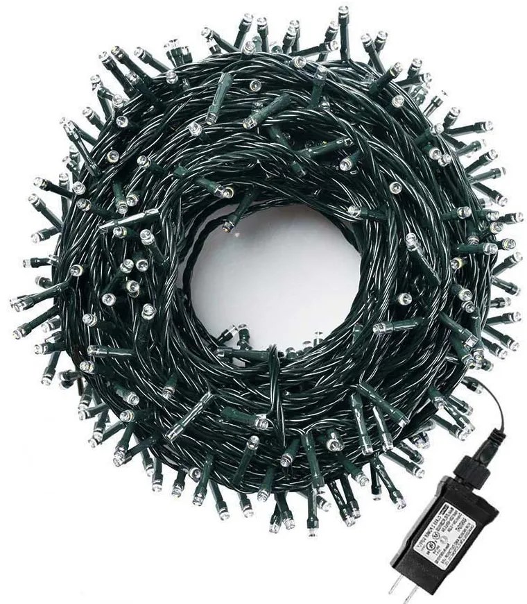 LED reťaz vo voliteľnej veľkosti - s 120 ks LED teplá biela