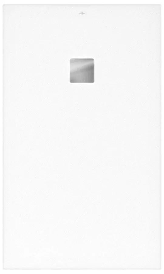 VILLEROY &amp; BOCH Planeo obdĺžniková sprchová vanička akrylátová, s technológiou RockLite, štandardný model, protišmyk (A), 1500 x 900 x 48 mm, Nature White, UDA1590PLA2V-5N