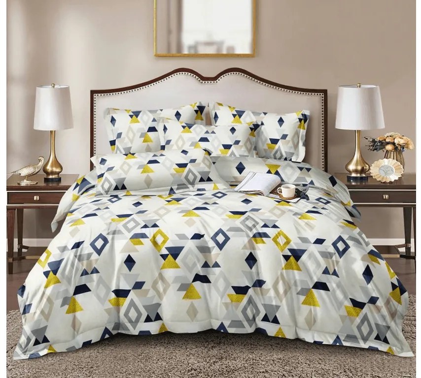 Obliečky z mikrovlákna GEOMETRICA farebné Rozmer obliečky: 70 x 90 cm | 140 x 200 cm