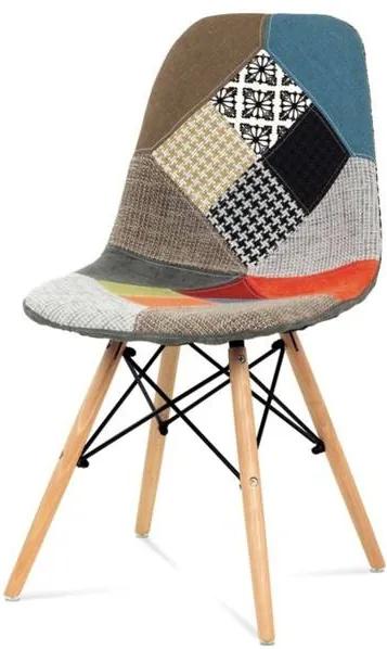 Sconto Jedálenská stolička ISABELLA farebný patchwork