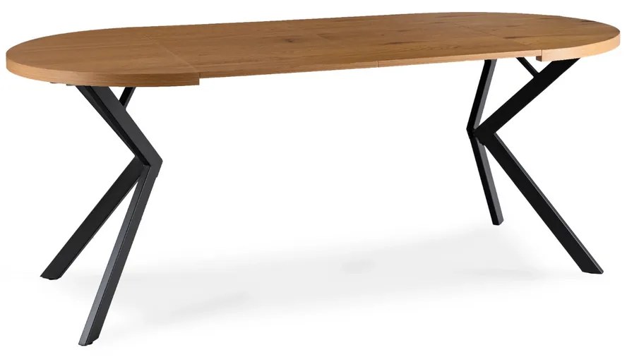 Stôl RENO 90–190 cm Dub Zlatý/Čierny