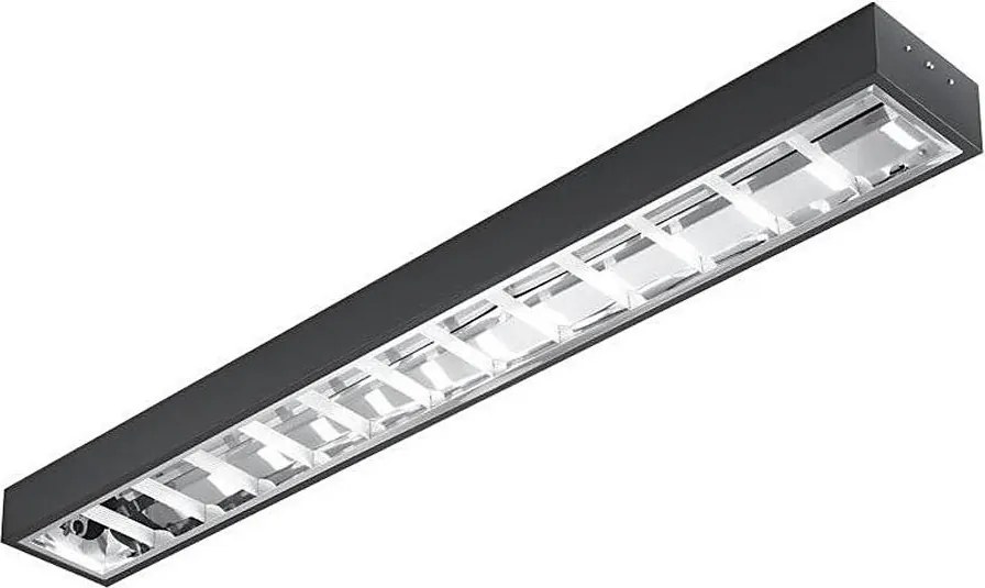 Žiarivkové svietidlo T8 2xG13/18W/230V 120 cm čierna