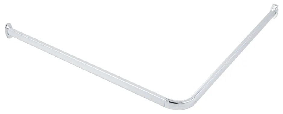 Tyč na sprchový záves v lesklo striebornej farbe Era – Wenko