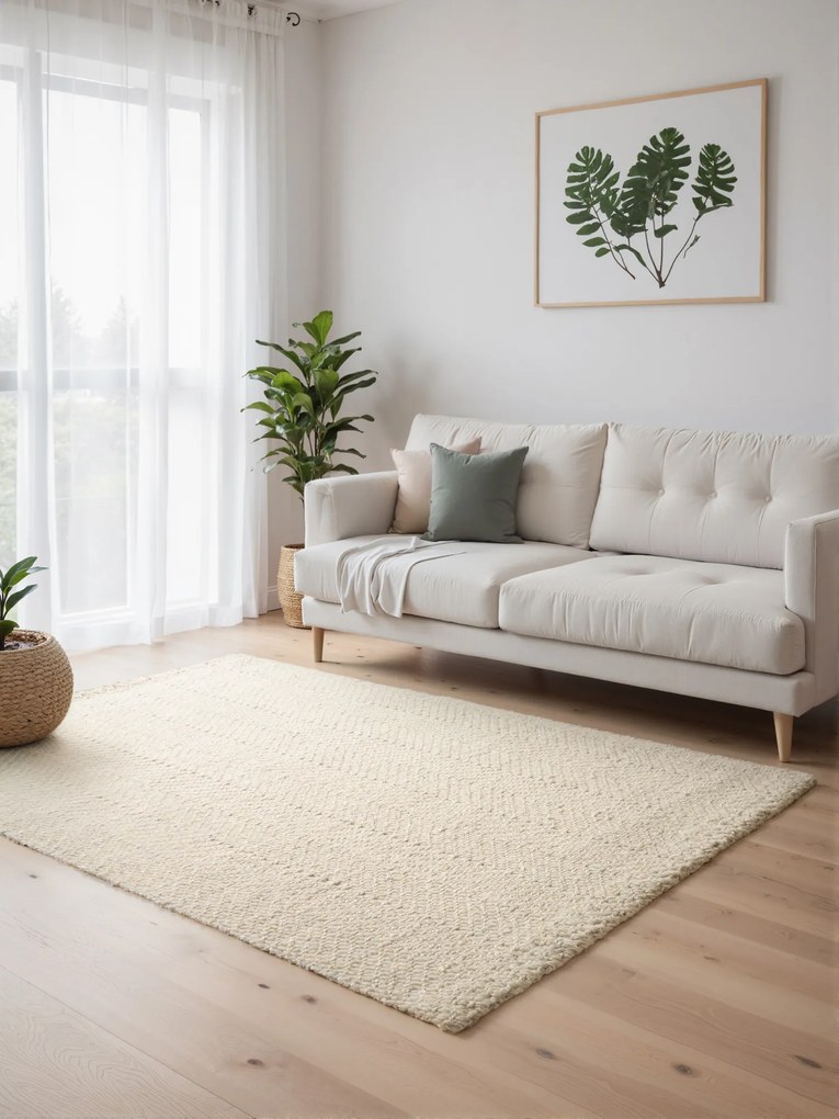 AKCIA: 200x290 cm Kusový koberec Majoli 106238 White z kolekcie Elle, biela, chodba / predsieň, ELLE Decoration