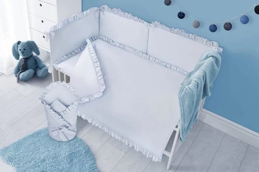 BELISIMA 5-dielne posteľné obliečky Belisima PURE 100/135 blue