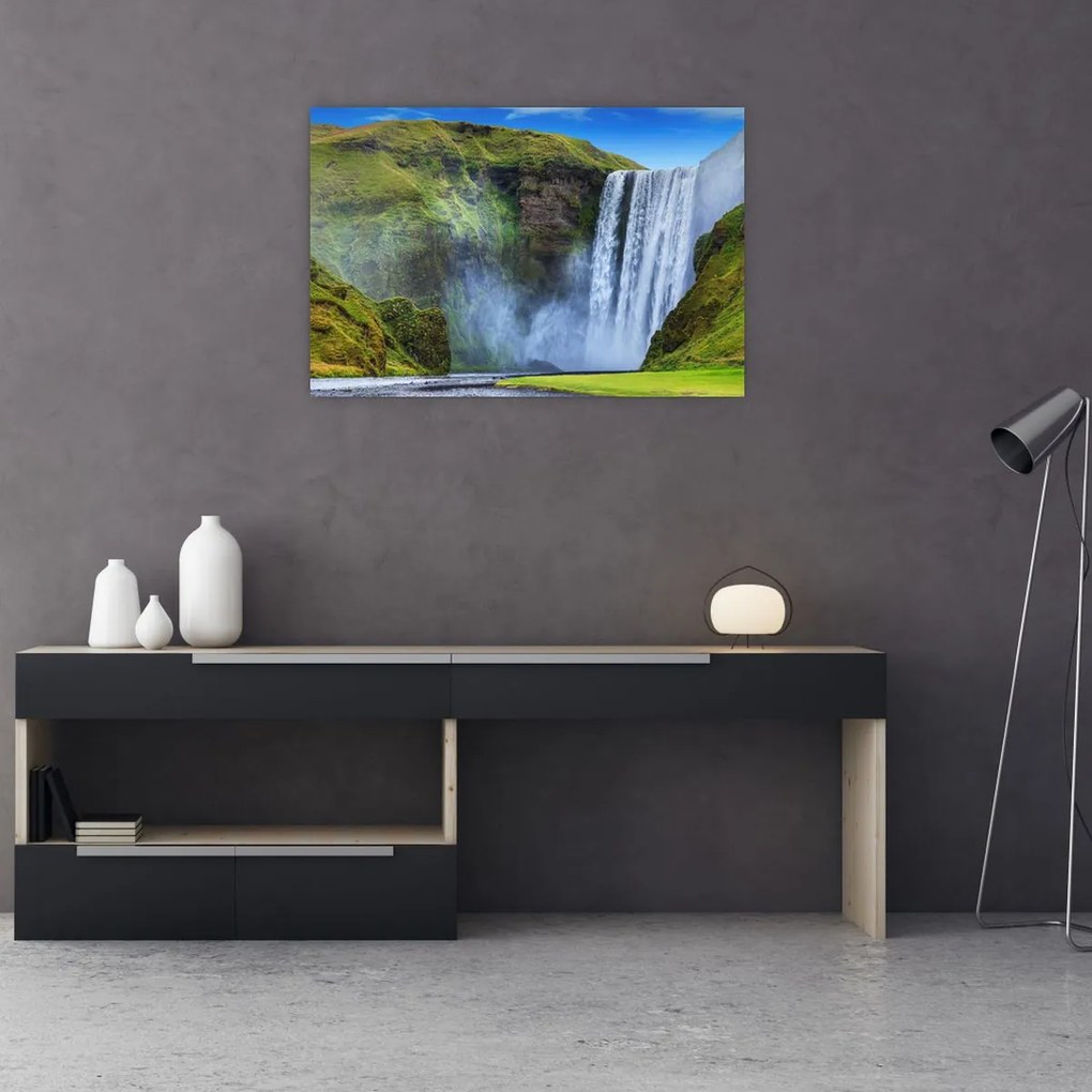 Obraz - Vodopád Seljalandsfoss (90x60 cm)