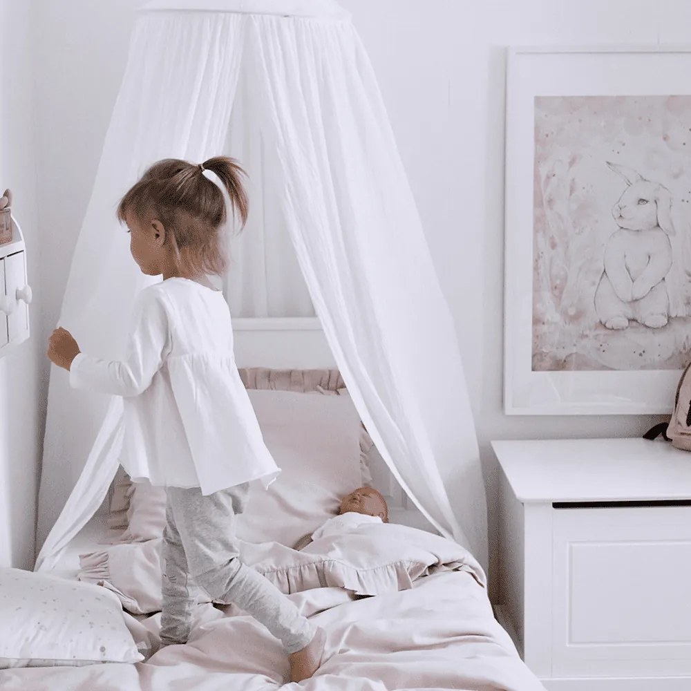 Posteľná bielizeň s volánom – púdrovo ružová Margaret od 140x200 cm 140x200 cm