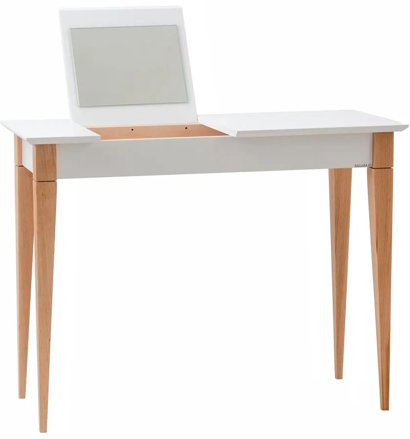 Biely toaletný stolík Ragaba Mimo, šírka 105 cm