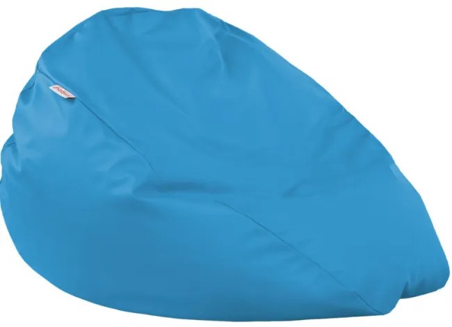 Sedací vak SAKO blankytný modrý ekokoža