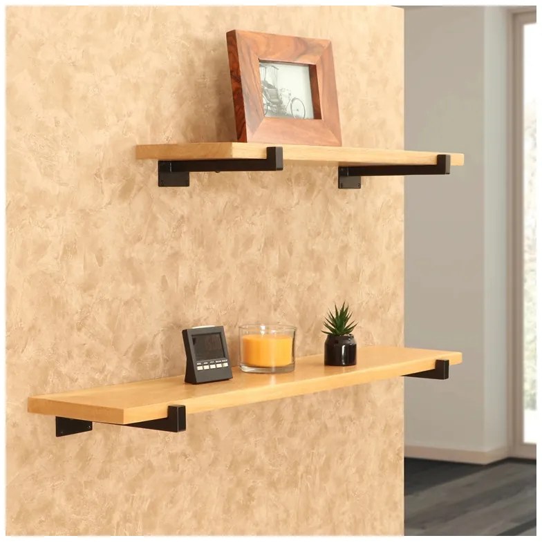 Polica na stenu s konzolou Nina 150 cm DUB