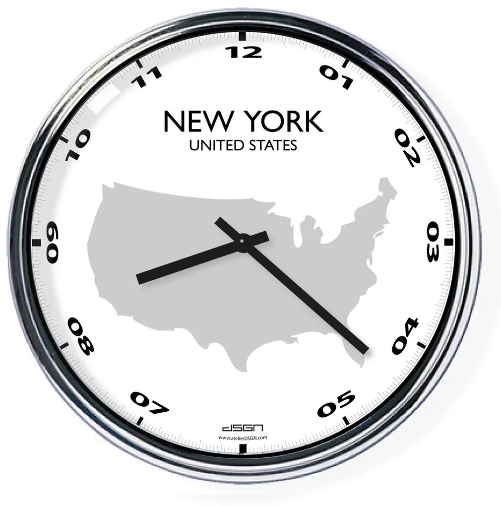 Kancelárske nástenné hodiny: New York,  Výber farieb Svetlé