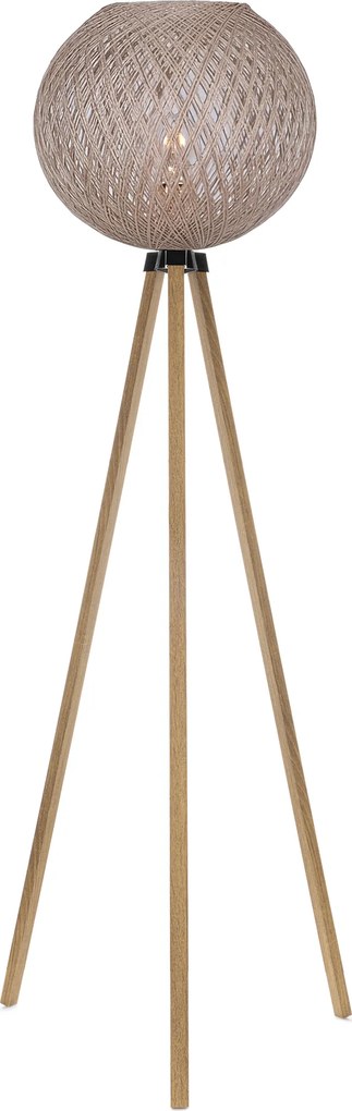Stojaca lampa Joshua hnedá