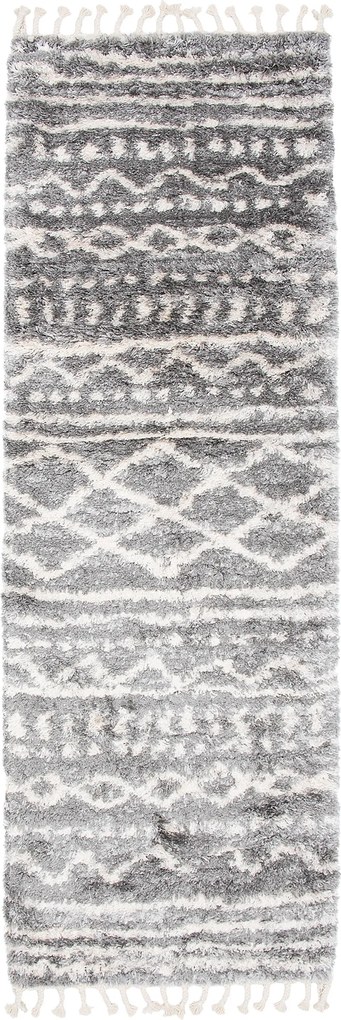 TA Koberec FN28A TMAVOSIVÁ AZTÉCKA EJF Rozmer: 70x200 cm