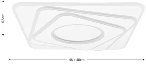 Brilagi - LED stmievateľné stropné svietidlo MODERN LED/100W/230V 3000-6000K + diaľkové ovládanie