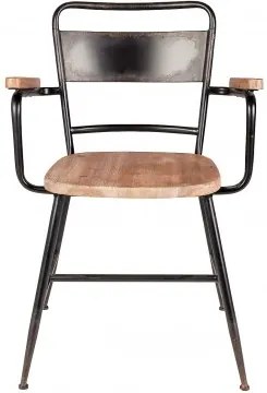 Židle/křeslo s područkami GENE White Label Living 1200159