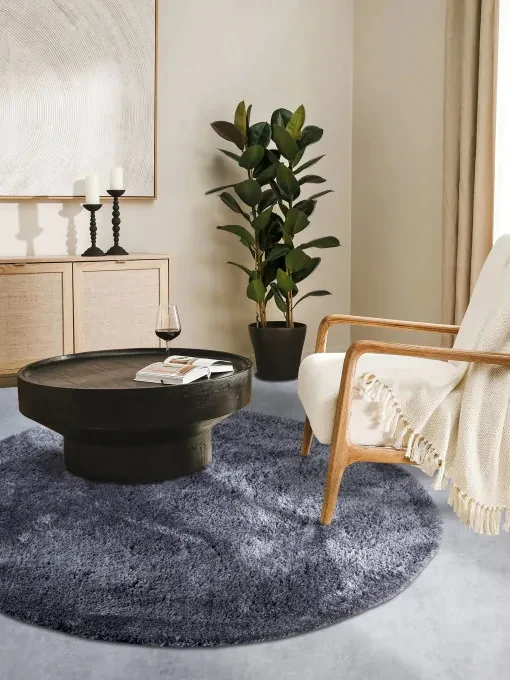 Koberec Hanse Home Myk Olaf sivý kruh
