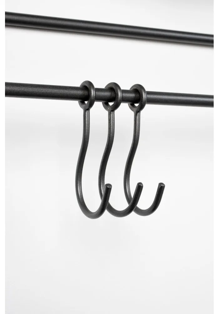 Čierna oceľová predsieňová zostava Duco – White Label