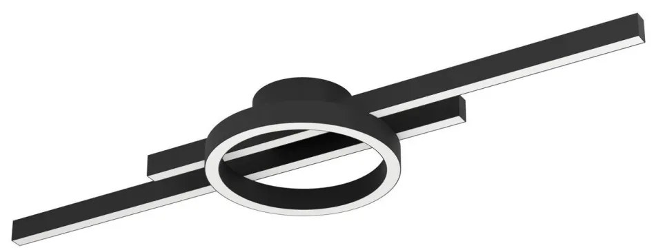 Eglo 900953-LED RGBW Stmievateľné stropné svietidlo AMANDOLO 23,5W/230V čierna + DO