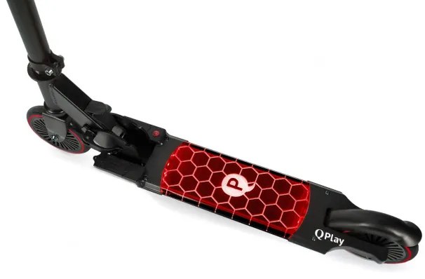 Kolobežka Qplay Honeycomb červená
