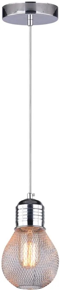 Candellux GLIVA Luster 1X60W E27 Chrome (Without bulb) 31-58652