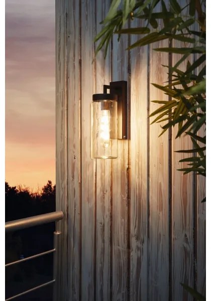 Eglo 97261 - Vonkajšie nástenné svietidlo BOVOLONE 1xE27/60W/230V