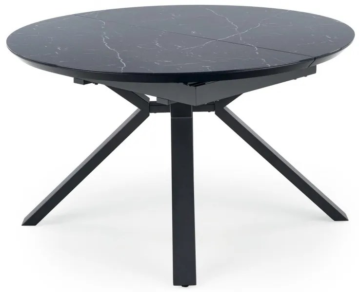 Jedálenský rozkladací stôl Vertigo 130/180 cm čierny