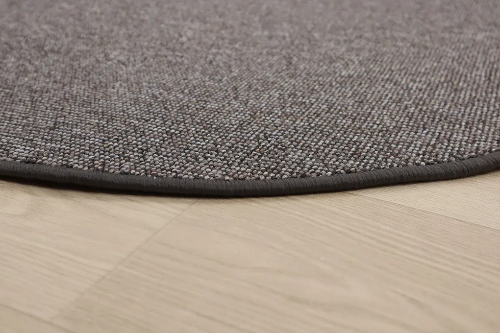 Kusový koberec Neapol 4719 kruh, 400x400 (priemer) kruh, hnedá, chodba / predsieň, Timzo