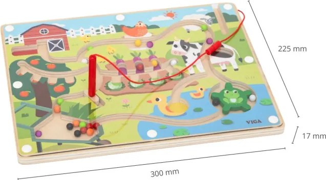 Viga 44851 Magnetický labyrint Deň na farme