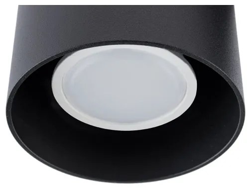 Stropné svietidlo CREEP 2xGU10/25W/230V čierna