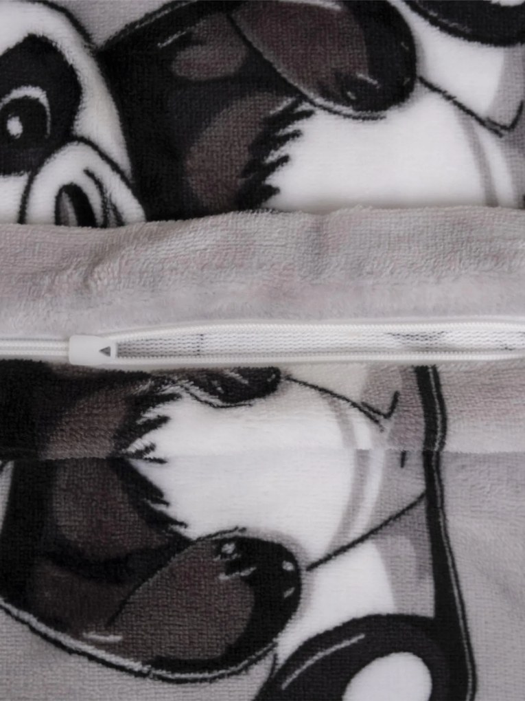 Francúzske obliečky mikroplyš Exclusive – Panda 220 × 200 cm, 2ks 70 x 90 cm