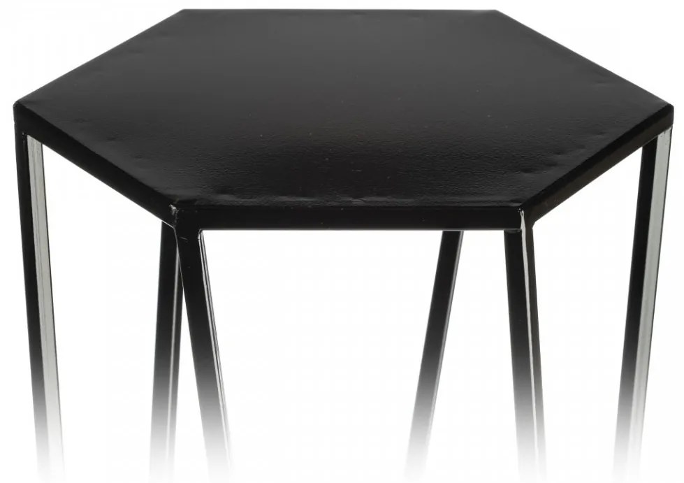 Kvetinový stojan LOFTSTYLE III 100 cm čierny