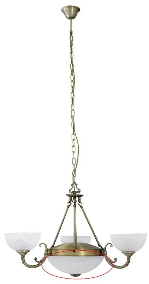 Rabalux - Náhradné sklo k lustru MARLENE E27